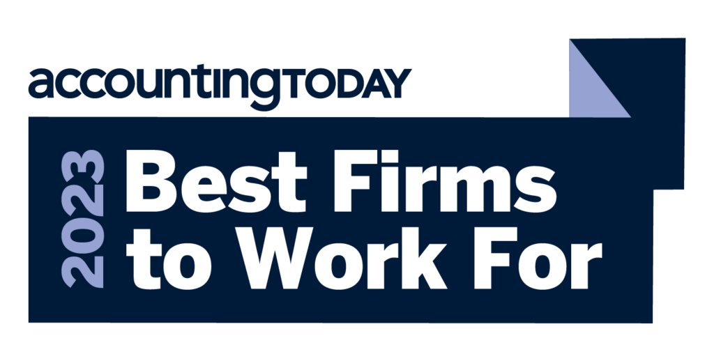 Accounting Today 2023 Best Firms to Work For logo