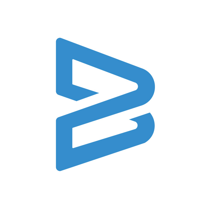 BrownPlus logo graphic in light blue